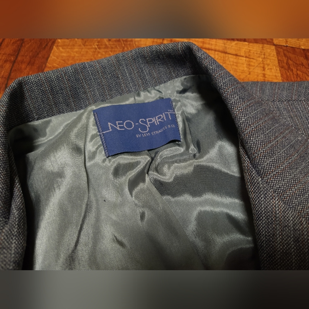 Vintage NEO-SPIRIT Levi Strauss Workplace Office Blazer Jacket Women's Size 16 - Picture 8 of 8